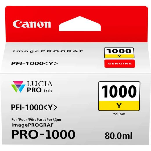 Чернильница Canon PFI-1000Y (yellow)