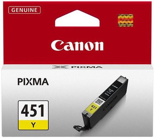 Картридж струменевий Canon CLI-451Y XL (Yellow) PIXMA MG5440/MG6340
