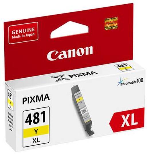 Картридж струменевий Canon CLI-481 XL PIXMA TS6140/8140/9140/TR7540/8540/TS6240/9540/8240/704/8340/6340 Yellow
