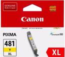 Картридж струменевий Canon CLI-481 XL PIXMA TS6140/8140/9140/TR7540/8540/TS6240/9540/8240/704/8340/6340 Yellow