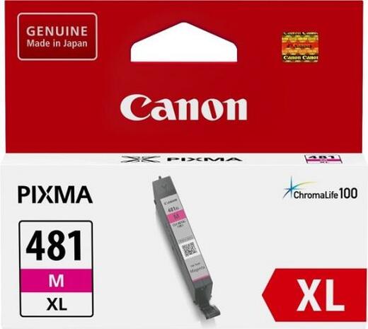 Картридж струменевий Canon CLI-481M XL PIXMA TS6140/8140/9140/TR7540/8540/TS6240/9540/8240/704/8340/6340 Magenta