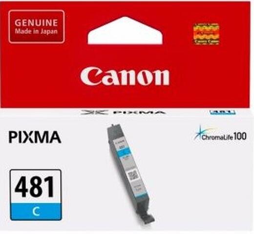Картридж струменевий Canon CLI-481 PIXMA TS6140/8140/9140/TR7540/8540/TS6240/9540/8240/704/8340/6340 Cyan