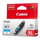 Картридж струменевий Canon CLI-451C XL (Cyan) Pixma MG5440/MG6340