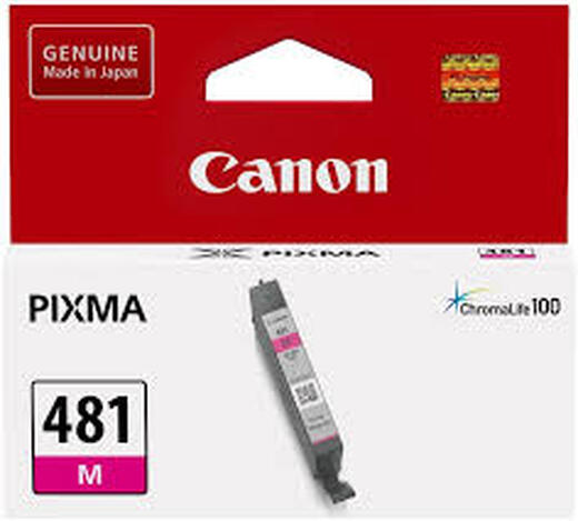 Картридж струменевий Canon CLI-481 PIXMA TS6140/8140/9140/TR7540/8540/TS6240/9540/8240/704/8340/6340 Magenta