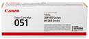 Тонер-картридж Canon 051 LBP162dw/MF269dw/267dw/264dw Black (1700 стор)