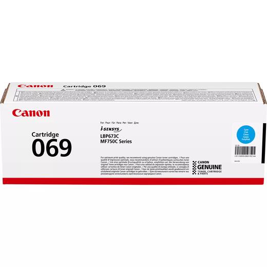Картридж Canon 069 MF752Cdw/MF754Cdw/LBP673Cdw Cyan (1900 стор)