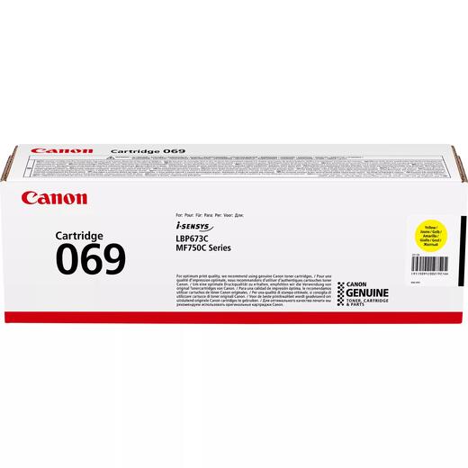 Картридж Canon 069 MF752Cdw/MF754Cdw/LBP673Cdw Yellow (1900 стр)