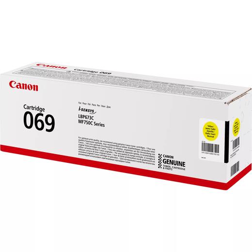 Картридж Canon 069 MF752Cdw/MF754Cdw/LBP673Cdw Yellow (1900 стр)