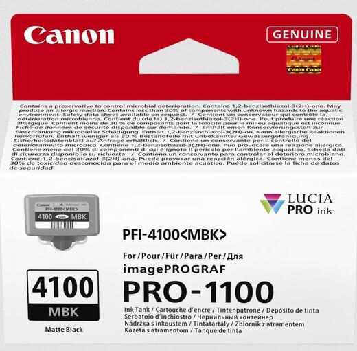 Картридж Canon PFI-4100 imagePROGRAF PRO-300 Matte Black