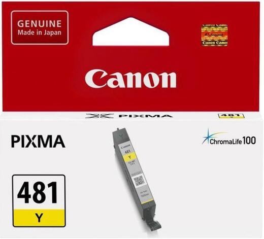 Картридж струменевий Canon CLI-481 PIXMA TS6140/8140/9140/TR7540/8540/TS6240/9540/8240/704/8340/6340 Yellow