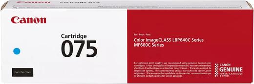 Картридж Canon 075C MF664Cdw/MF667Cdw/LBP646Cdw/LBP647Cdw Cyan (1300 стор.)