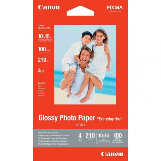 Фотобумага Canon 10x15 Photo Paper Glossy GP-501, 100л. (0775B003)